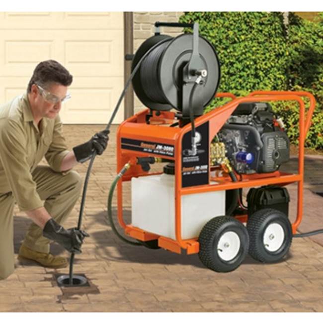 General Pipe Cleaners Basic Unit 614Cc Engine With Electric Start (Battery Not Included), 3000 Psi/8 Gpm Pump