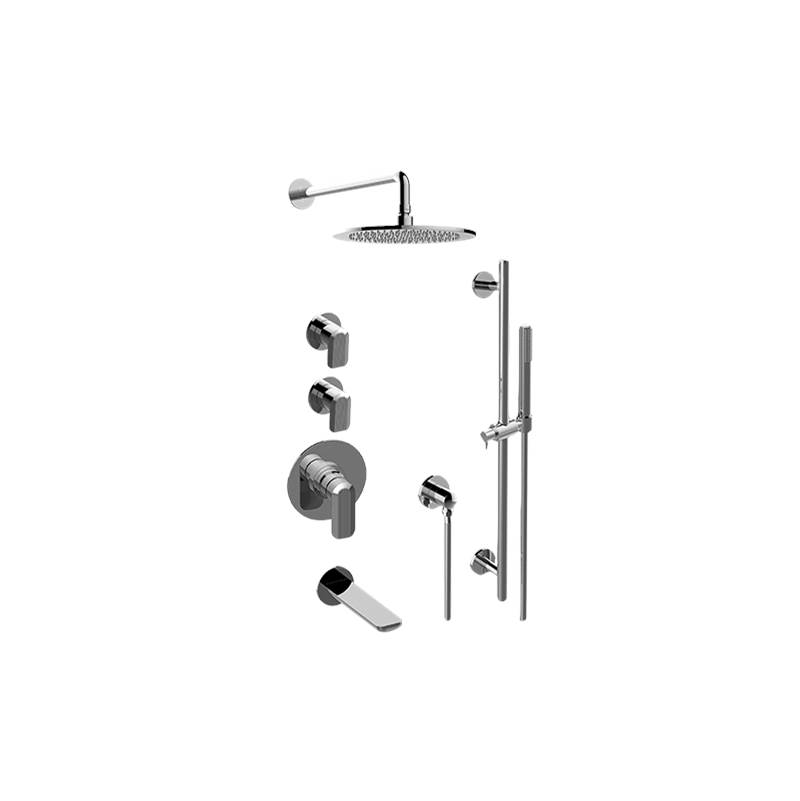 Graff M-Series Thermostatic Shower System Tub and Shower with Handshower (Trim Only)