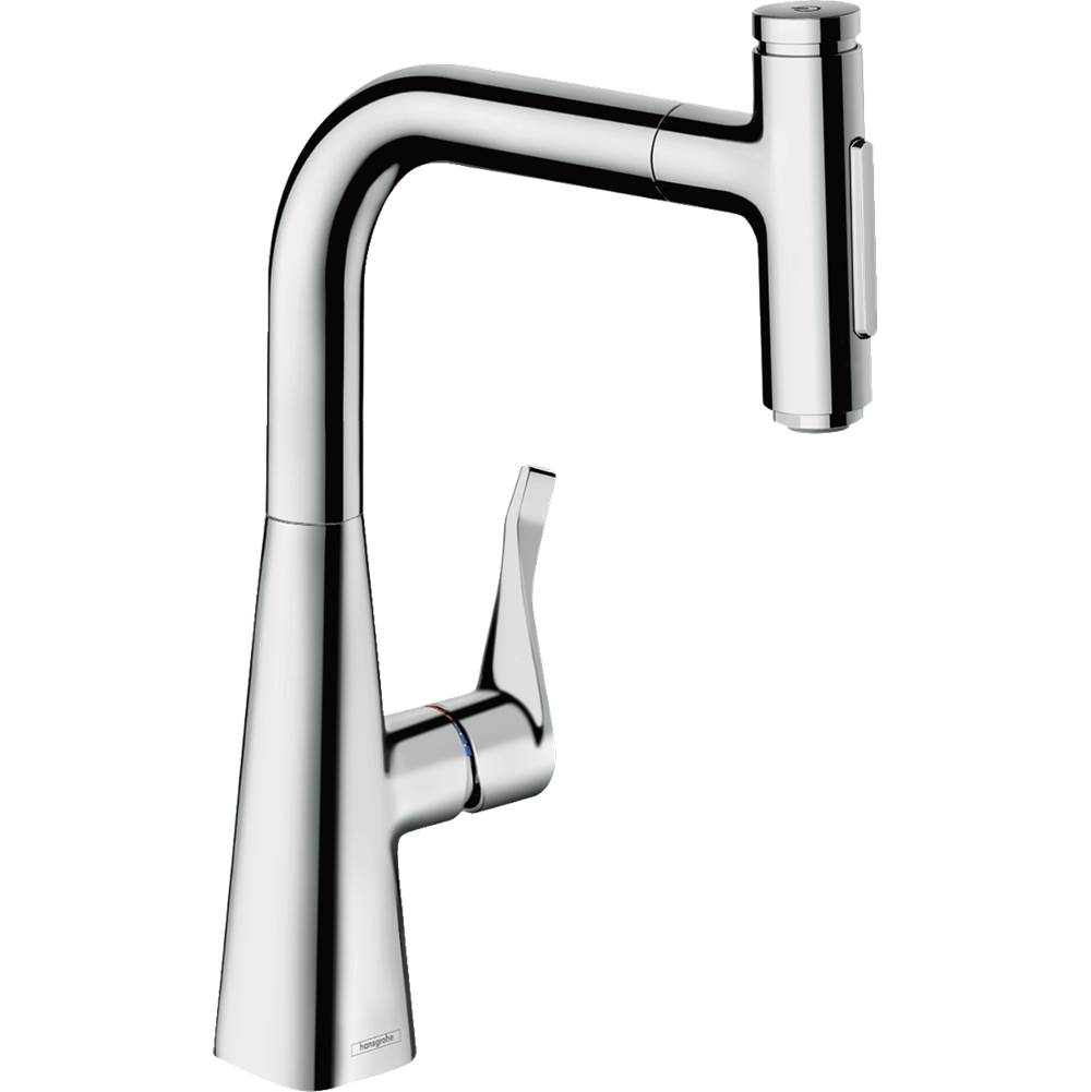 Hansgrohe Metris Select Prep Kitchen Faucet, 2-Spray Pull-Out, 1.75 GPM in Chrome