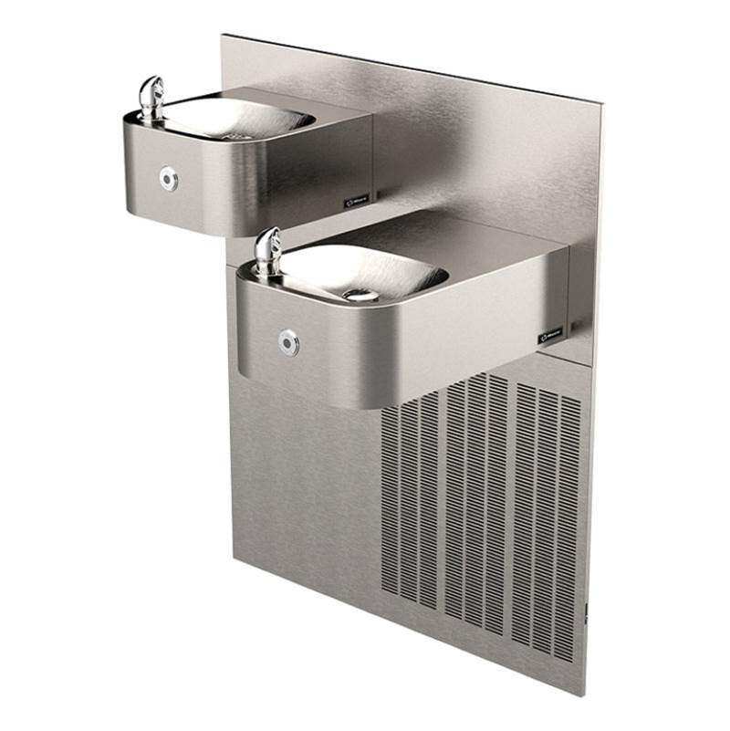 Haws Chilled Wall Mount ADA Touchless Dual Fountain
