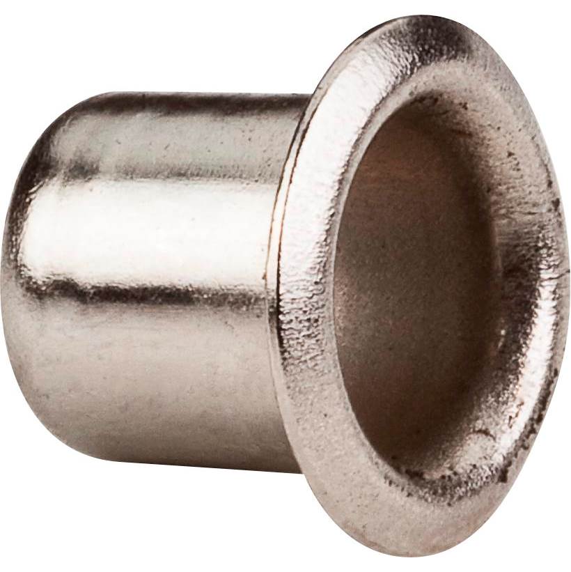 Hardware Resources Bright Nickel 1/4'' Grommet for 7 mm Hole - Priced and Sold by the Thousand