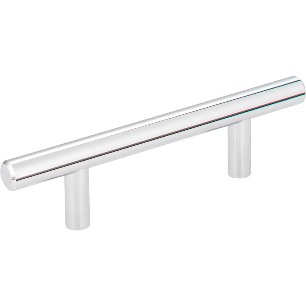 Hardware Resources 3'' Center-to-Center Polished Chrome Naples Cabinet Bar Pull