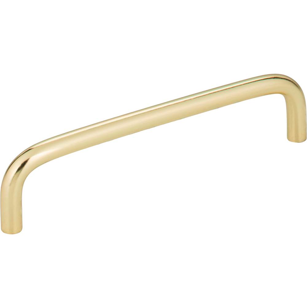 Hardware Resources 128 mm Center-to-Center Polished Brass Torino Cabinet Wire Pull
