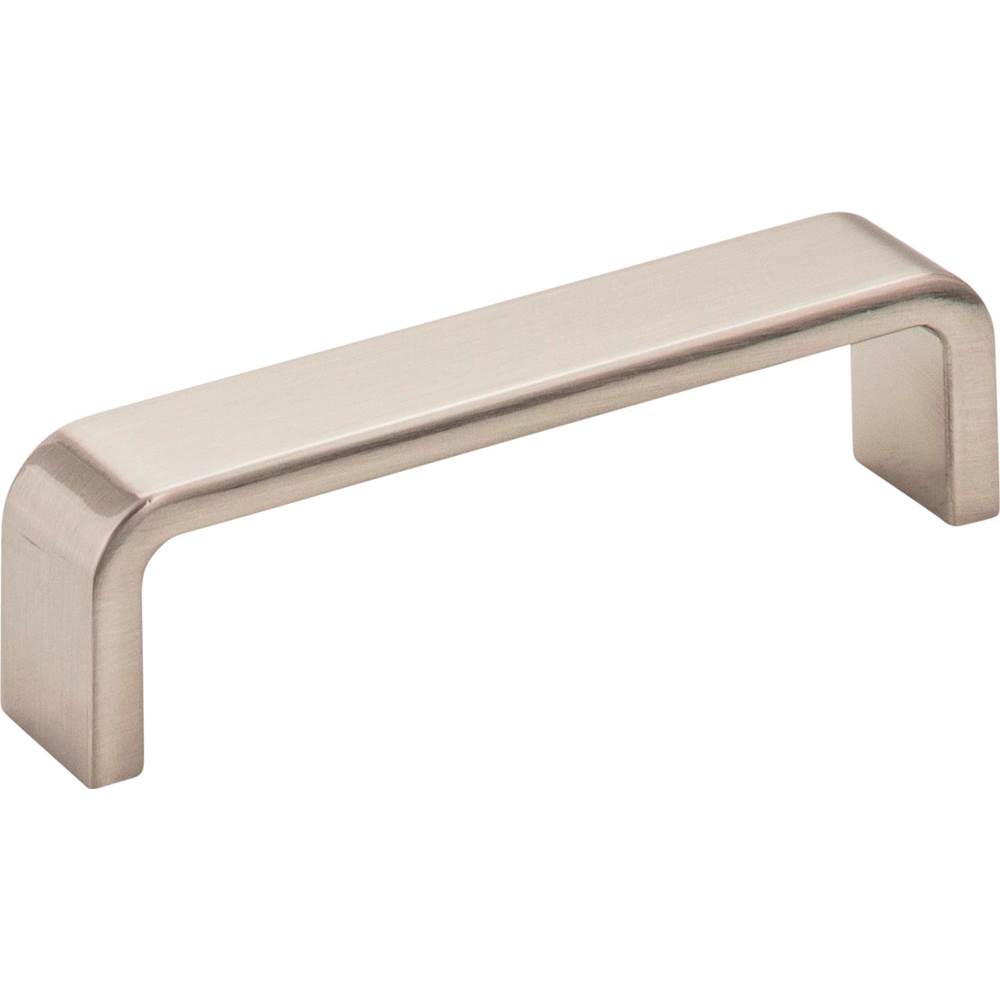Hardware Resources 96 mm Center-to-Center Satin Nickel Square Asher Cabinet Pull