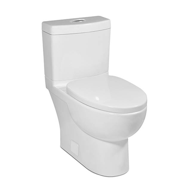 Icera Malibu II 2P HET CEL Dual-Flush Toilet White 12-in Rough
