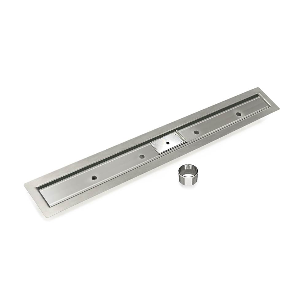 Infinity Drain 32'' Slot Drain Channel only for FCB Series with 2'' Threaded Outlet
