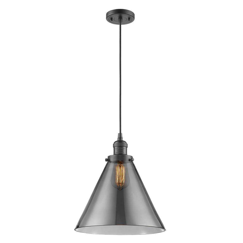 Innovations X-Large Cone 1 Light Mini Pendant part of the Franklin Restoration Collection