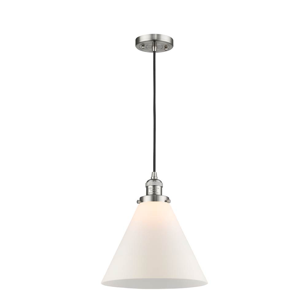 Innovations X-Large Cone 1 Light Mini Pendant part of the Franklin Restoration Collection