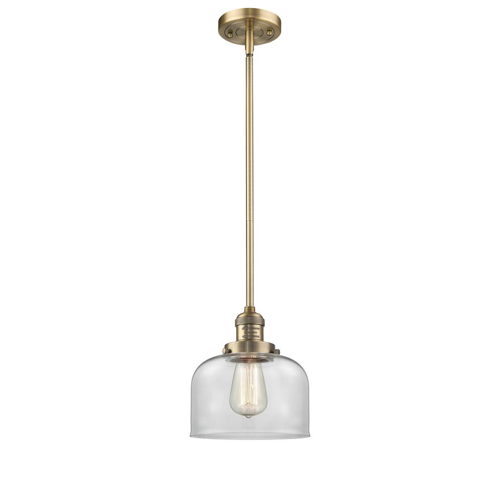 Innovations Large Bell 1 Light Mini Pendant part of the Franklin Restoration Collection