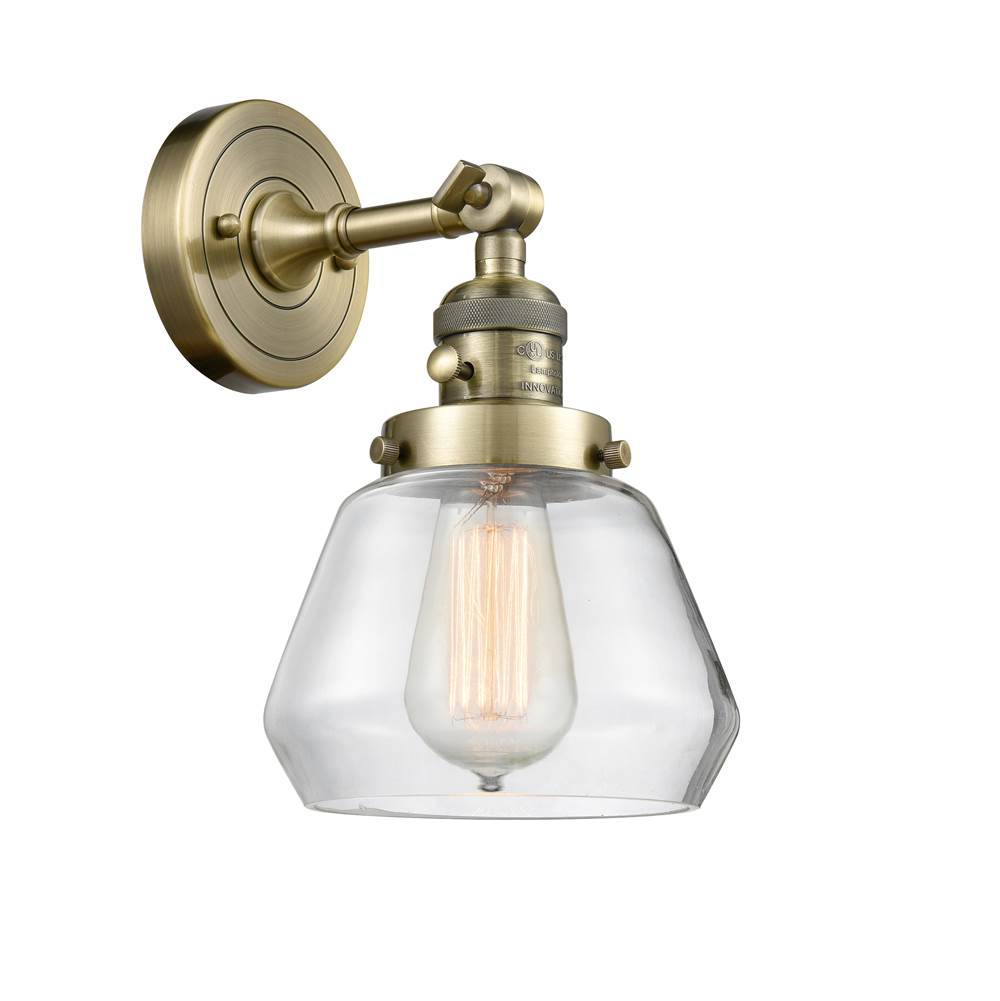 Innovations Fulton 1 Light Sconce part of the Franklin Restoration Collection