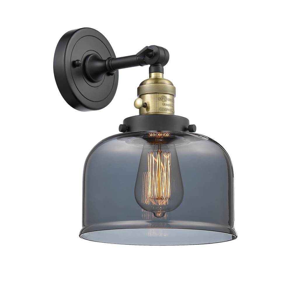 Innovations Bell 1 Light 8 inch Sconce With Switch