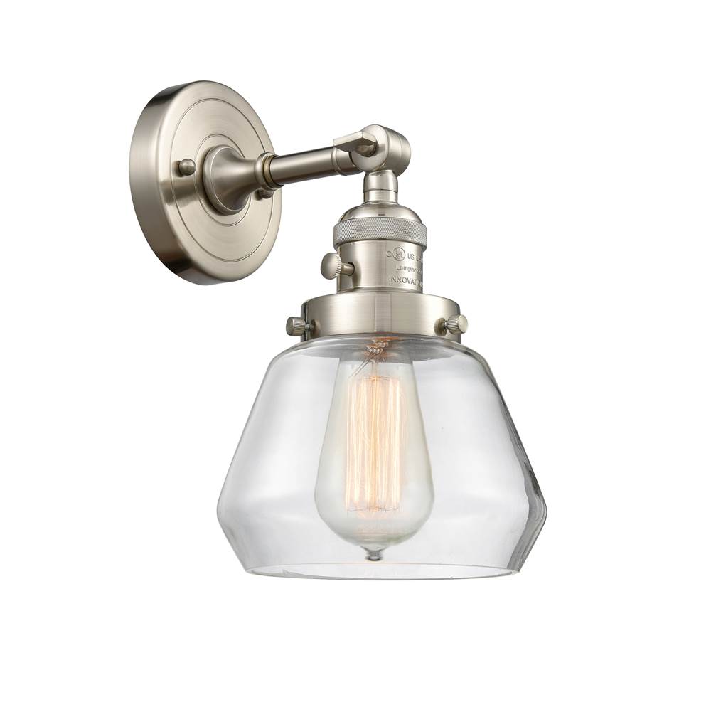 Innovations Fulton 1 Light 7 inch Sconce With Switch