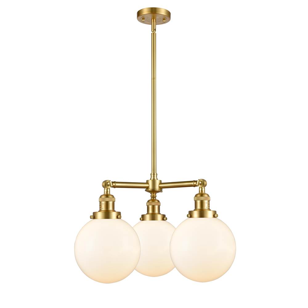 Innovations Large Beacon 3 Light Chandelier part of the Franklin Restoration Collection