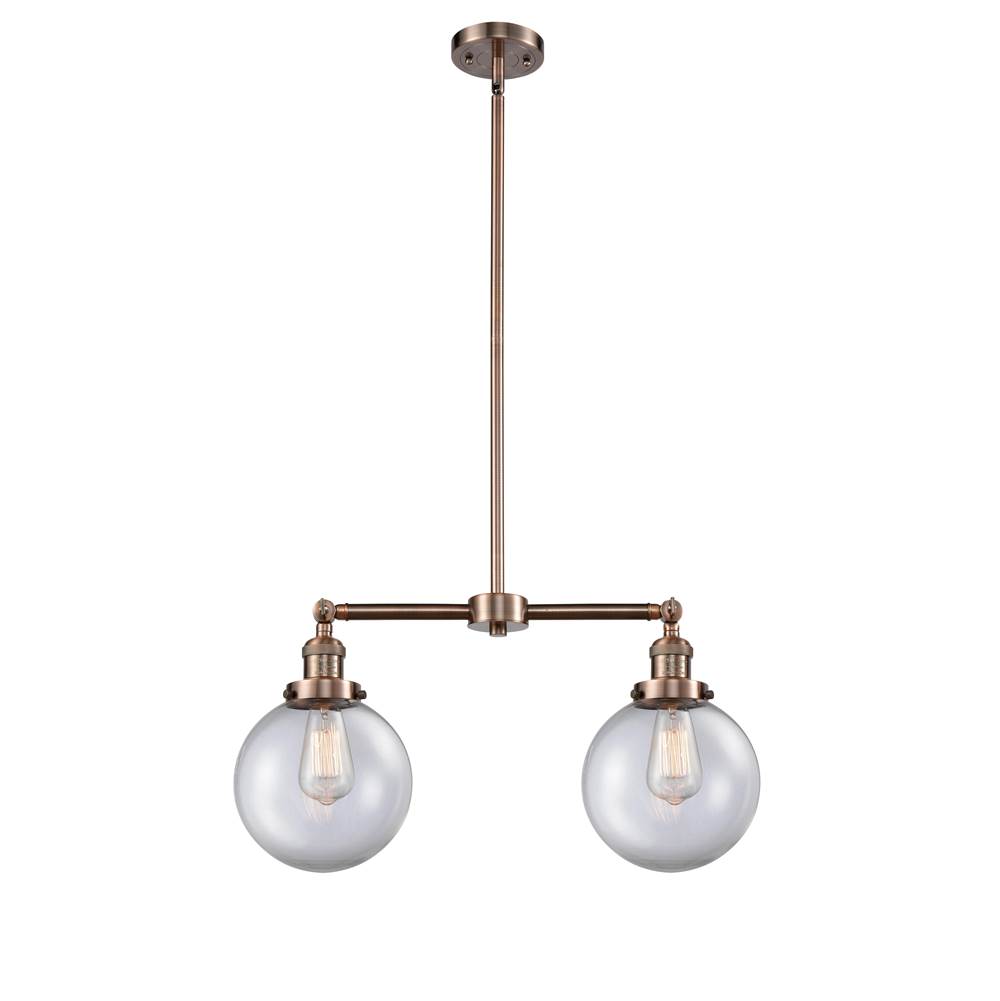 Innovations Large Beacon 2 Light Chandelier part of the Franklin Restoration Collection