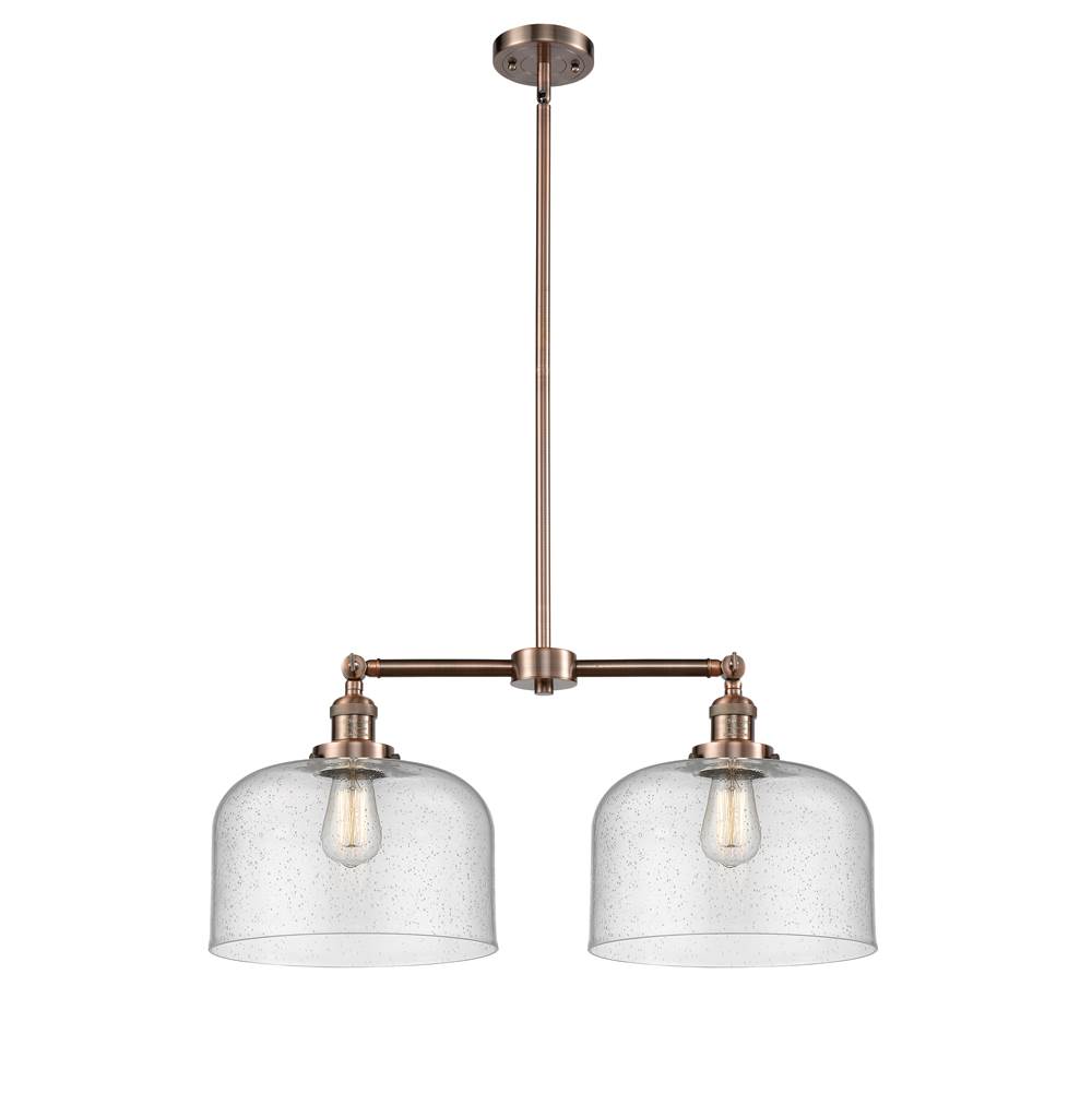 Innovations X-Large Bell 2 Light Chandelier part of the Franklin Restoration Collection