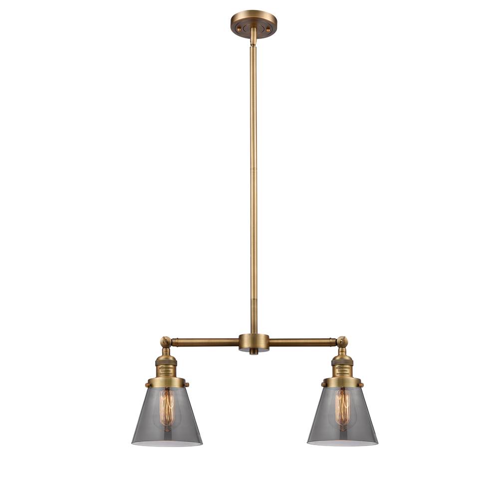 Innovations Small Cone 2 Light Chandelier part of the Franklin Restoration Collection