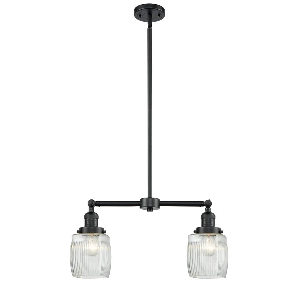 Innovations Colton 2 Light Chandelier part of the Franklin Restoration Collection