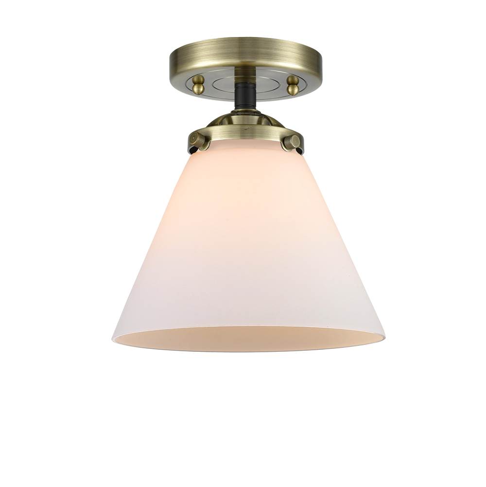 Innovations Large Cone 1 Light Semi-Flush Mount part of the Nouveau Collection
