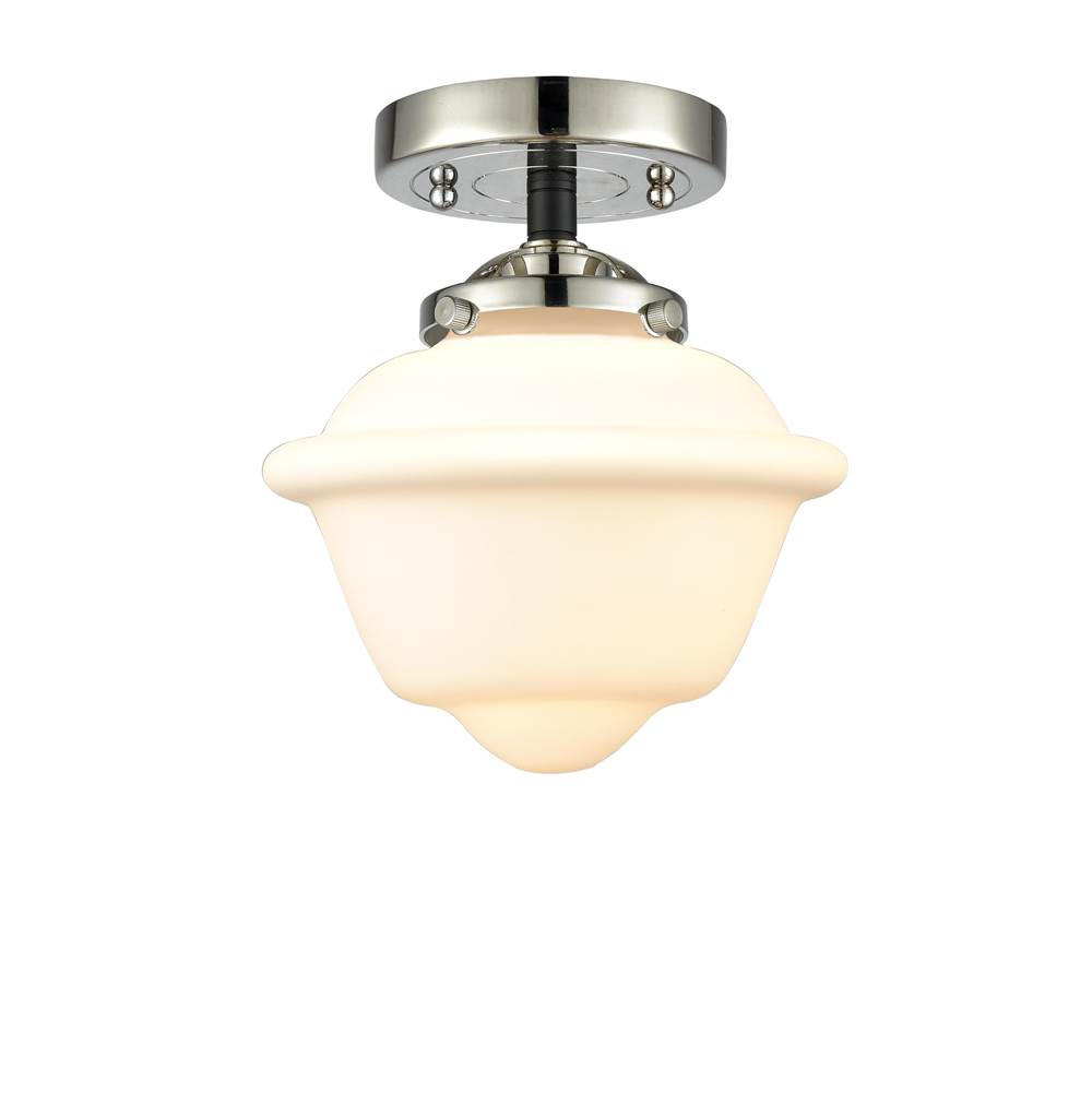 Innovations Small Oxford 1 Light Semi-Flush Mount part of the Nouveau Collection