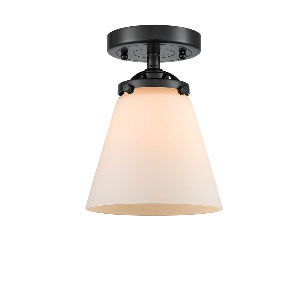 Innovations Small Cone 1 Light Semi-Flush Mount part of the Nouveau Collection
