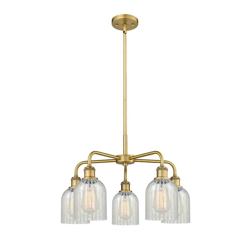 Innovations Caledonia Brushed Brass Chandelier