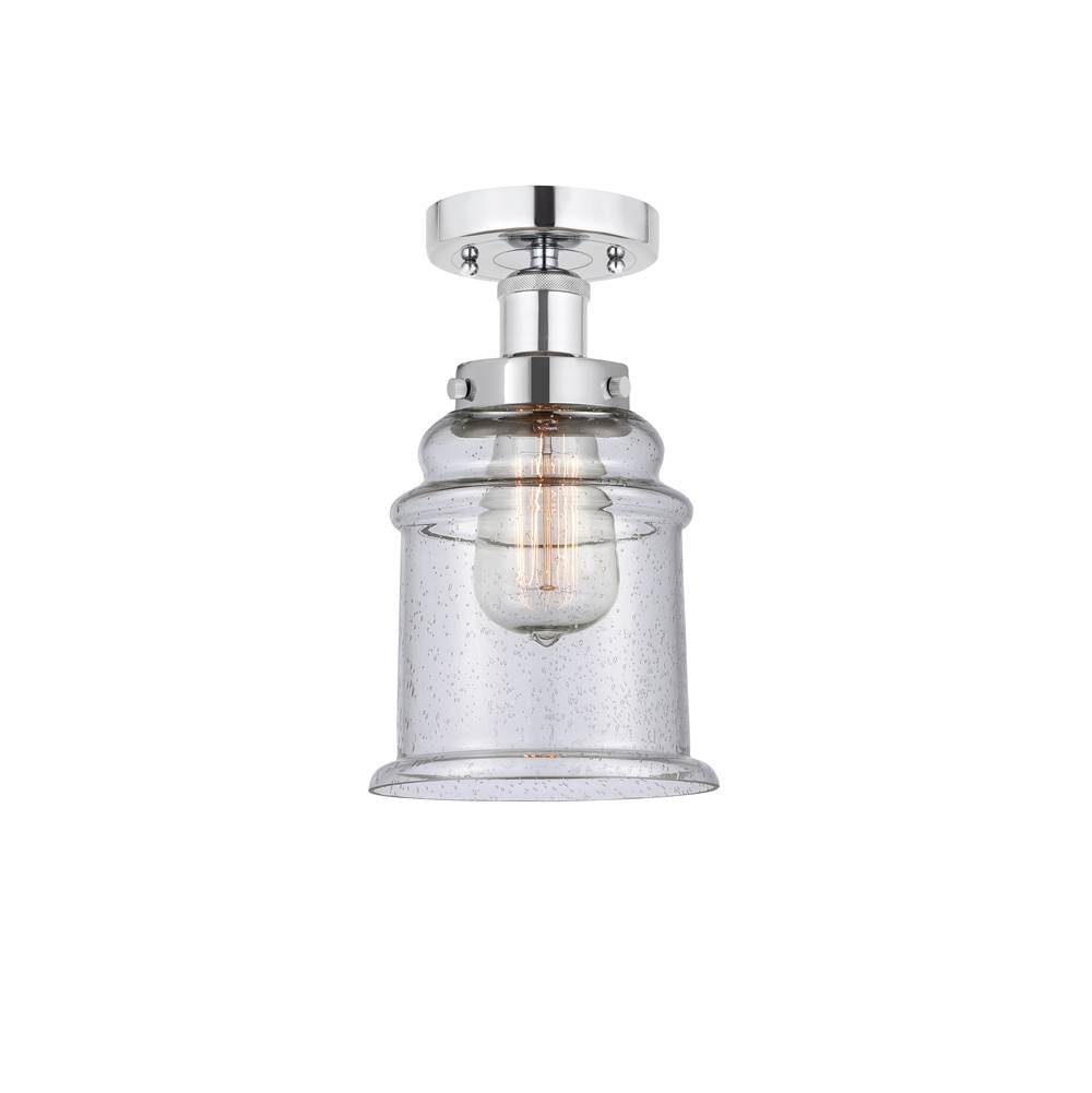 Innovations Canton 1 Light Semi-Flush Mount part of the Edison Collection