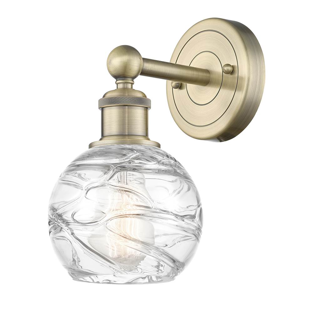 Innovations Athens Deco Swirl Antique Brass Sconce