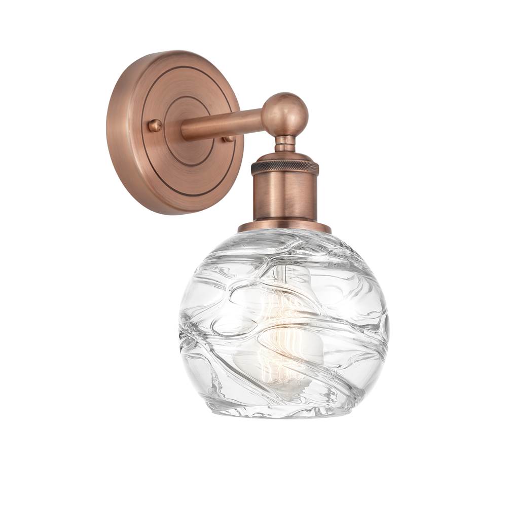 Innovations Athens Deco Swirl Antique Copper Sconce
