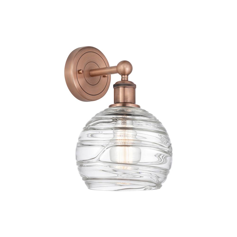 Innovations Athens Deco Swirl Antique Copper Sconce