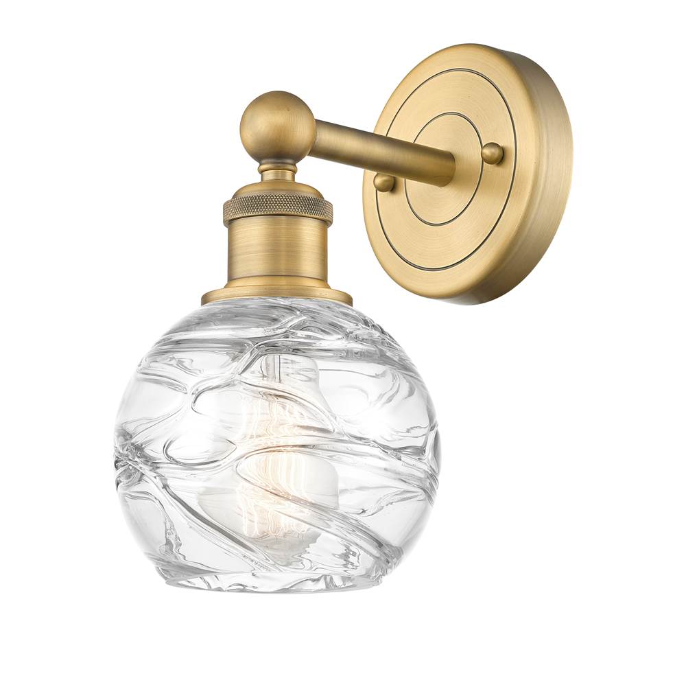 Innovations Athens Deco Swirl Brushed Brass Sconce