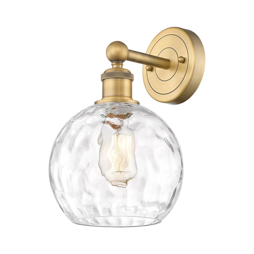 Innovations Athens Water Glass Brushed Brass Sconce