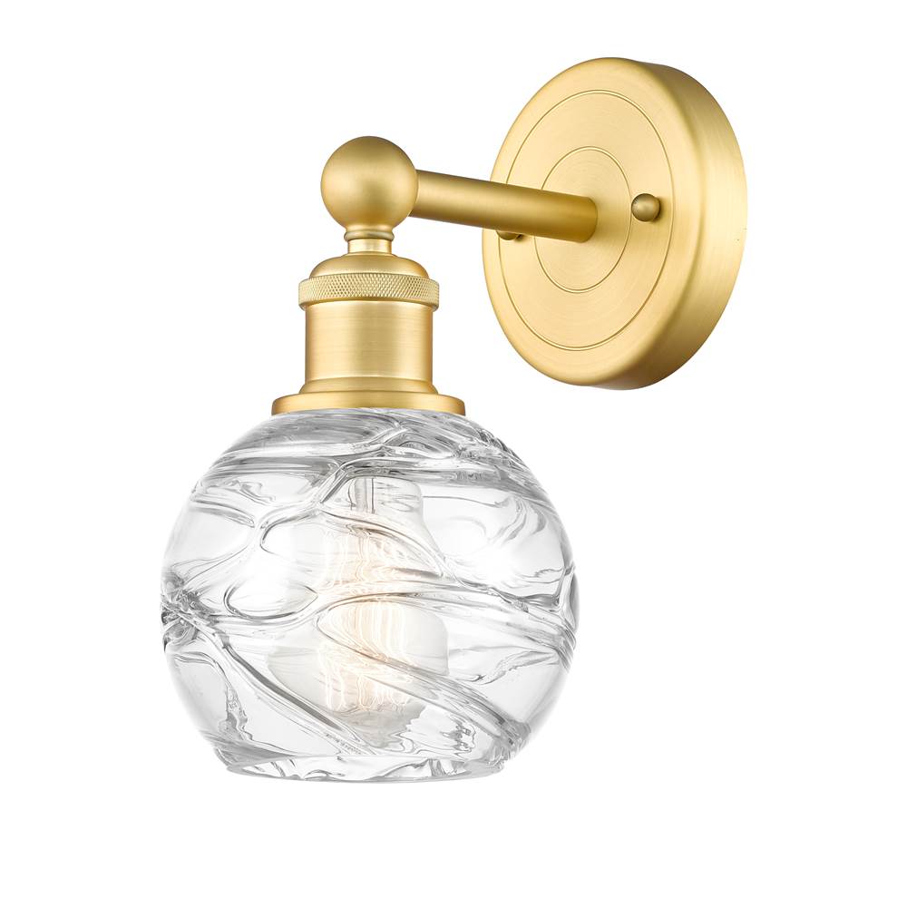Innovations Athens Deco Swirl Satin Gold Sconce