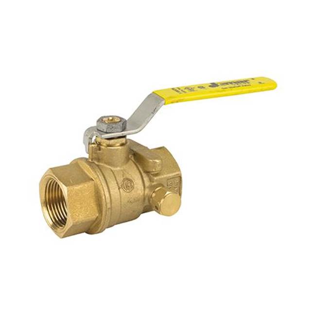 Jomar International LTD Full Port, 2 Piece, Threaded Connection, 600 Wog With Side Tap 3/4''