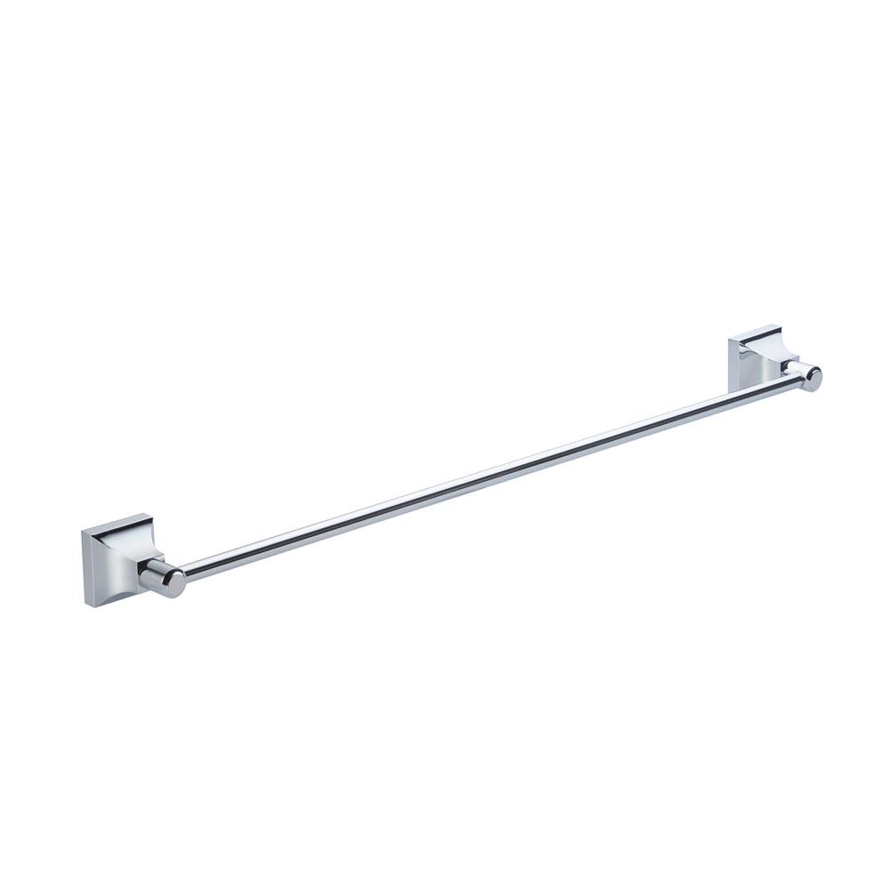 Kartners GLASGOW - 12-inch Bathroom Towel Bar-Polished Nickel