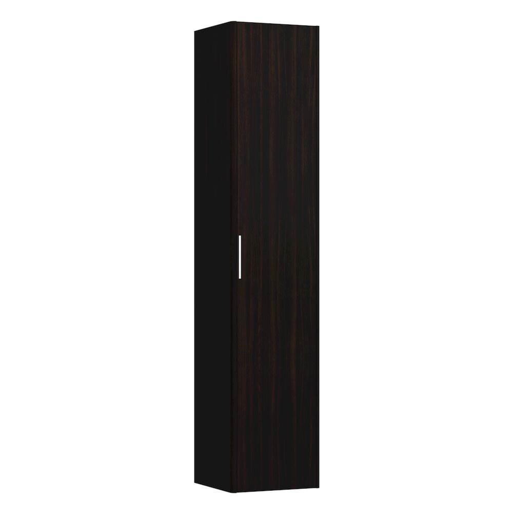 Laufen Tall Cabinet, 1 door, door hinge left, 1 fixed shelf, 4 glass shelves, design matching vanity units