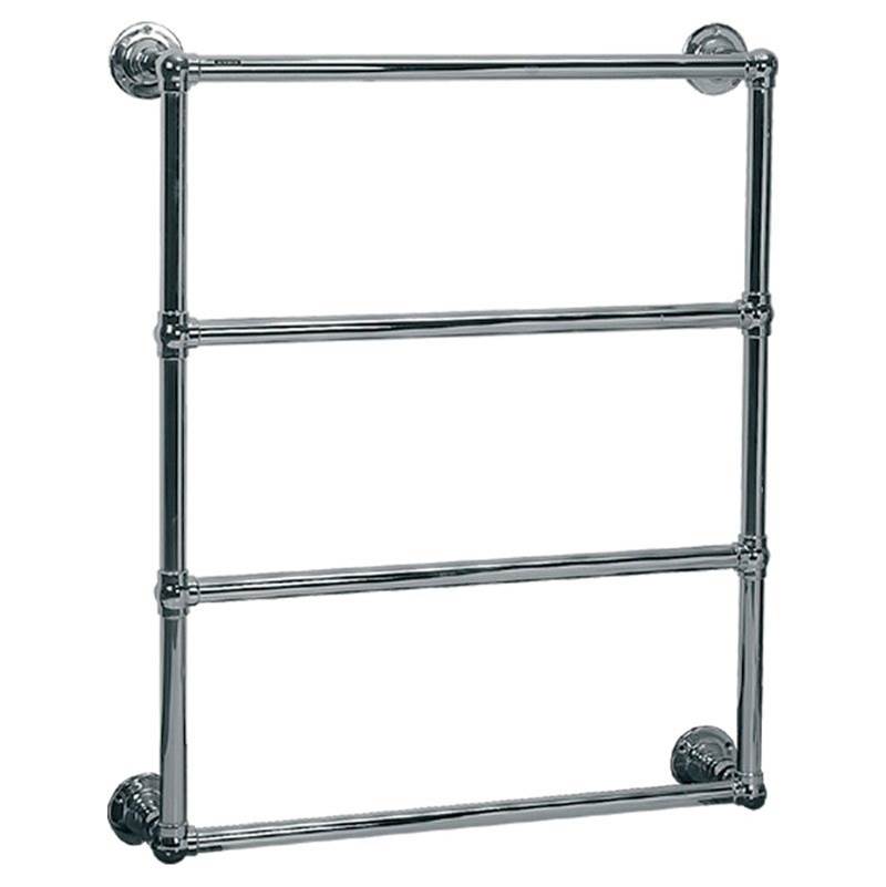 Lefroy Brooks Classic Wall Mounted Towel Warmer With Hardwire Kit (Electric), Silver Nickel