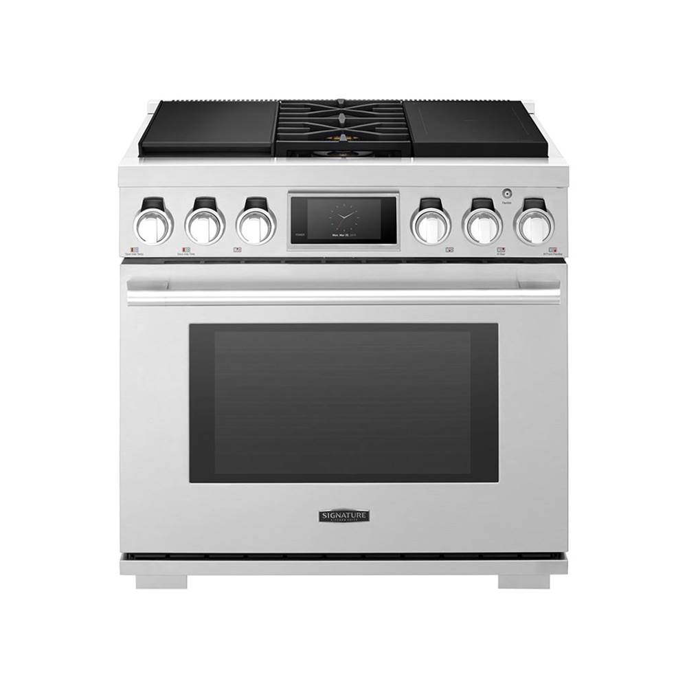 LG Signature Kitchen Suite Dual Fuel Range, 36'', Sous Vide, Induction, Combi Steam Oven, Sabbath Mode, Self Clean and Speed Clean