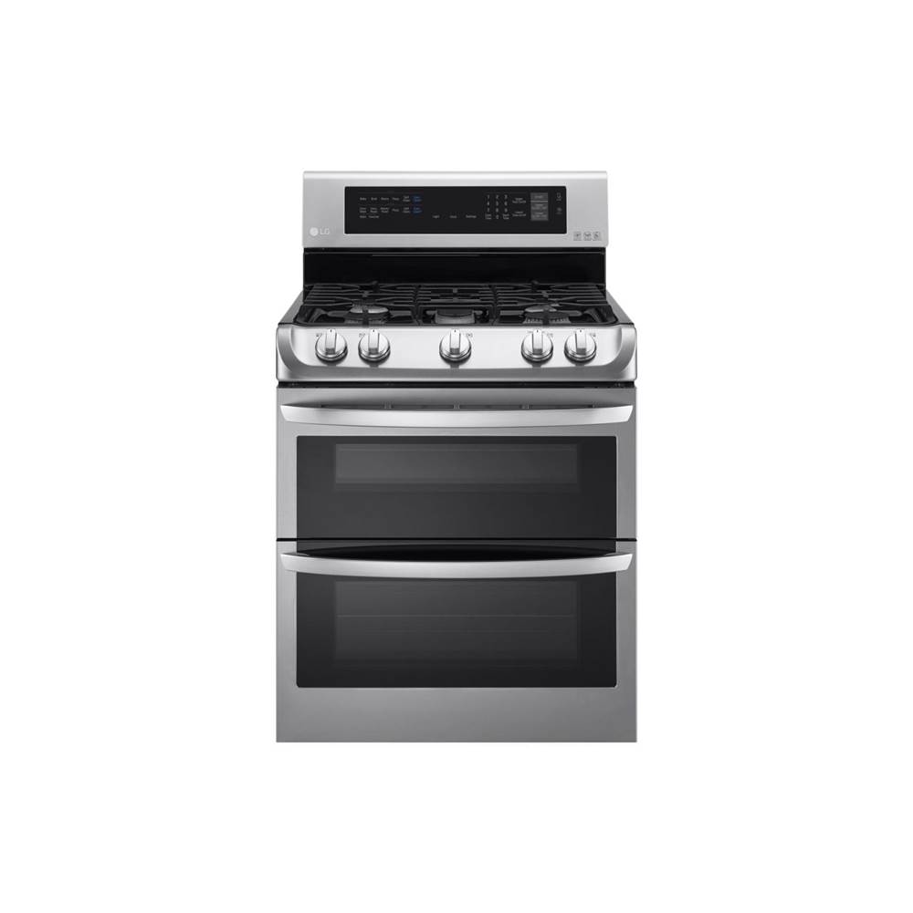 LG Appliances 6.9 cu. ft. Gas Double Oven Range with ProBake Convection and EasyClean