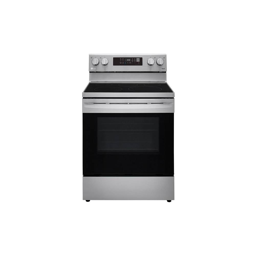 LG Appliances 6.3 cu ft. Smart Wi-Fi Enabled Fan Convection Electric Range with Air Fry and EasyClean