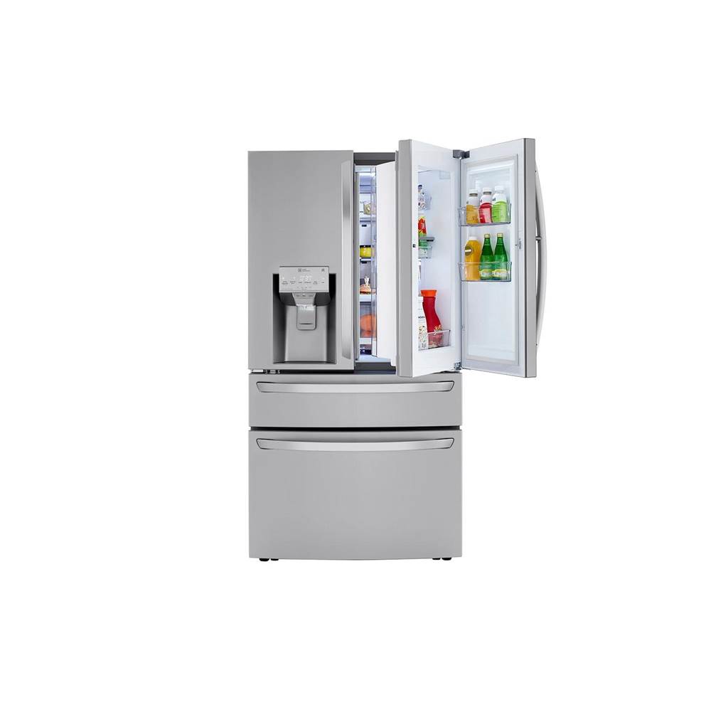 LG Appliances 30 cu.ft. 4-Door French Door, Door-in-Door, Fully Convertible Drawer, PrintProof Stainless Steel