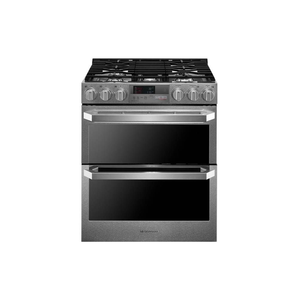 LG Appliances LG SIGNATURE 7.3 cu.ft. Smart wi-fi Enabled Dual Fuel Double Oven Range with ProBake Convection