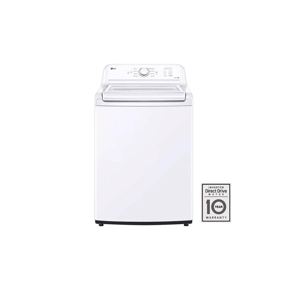 LG Appliances 4.1 cu.ft. Ultra Large Capacity Top Load Washer, Agitator, White