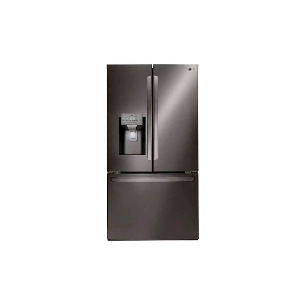 LG Appliances 28 cu.ft 3 Door French Door, Standard Depth, Ice and Water with Single Ice, Printproof BSTS
