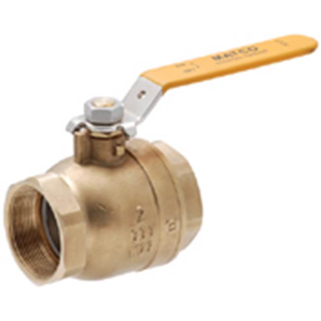 Matco Norca 1/4'' IP BV 600WOG 150SWP FULL PORT FORGED BRASS NOT FOR POTABLE WATER USE IN CA,VT