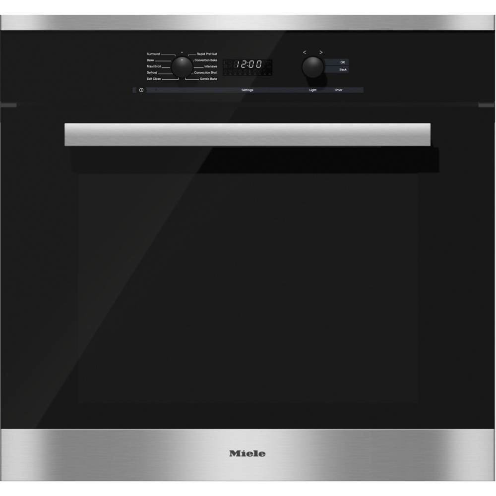 Miele H 6281 BP - 30'' PureLine Convection Oven DirectSelect (Clean Touch Steel)