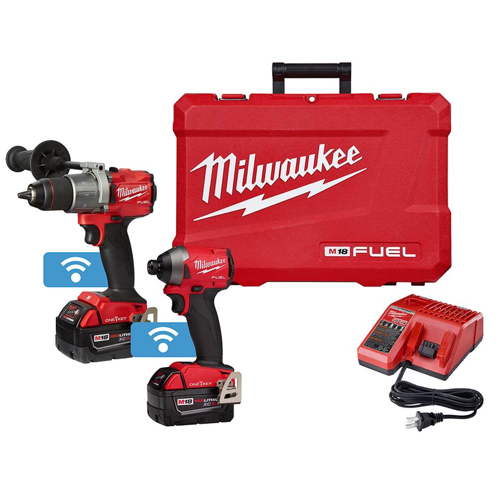 Milwaukee Tool M18 Fuel Hammer Drill/Impact Driver W/ One Key Combo Kit