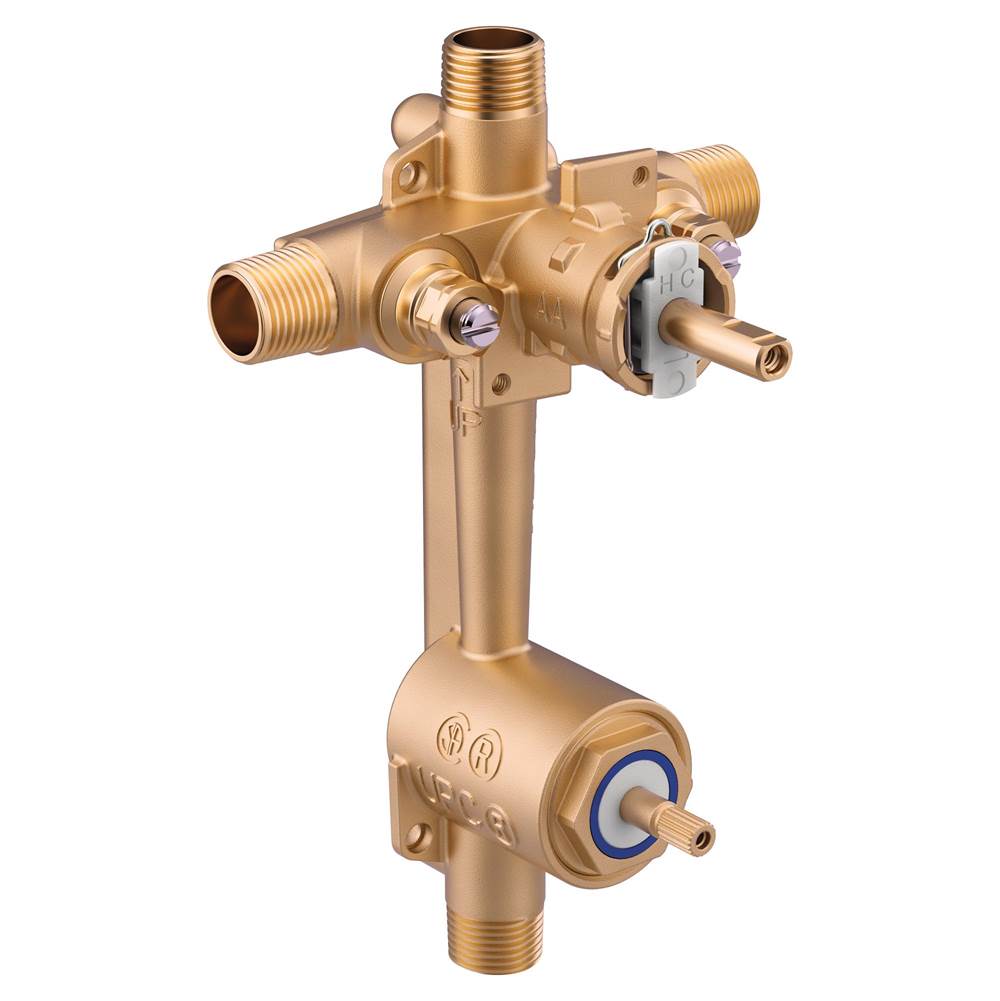 Moen Posi-Temp Pressure Balancing Valve with Built In 2-Function Transfer Valve, Includes Stops, CC/IPS