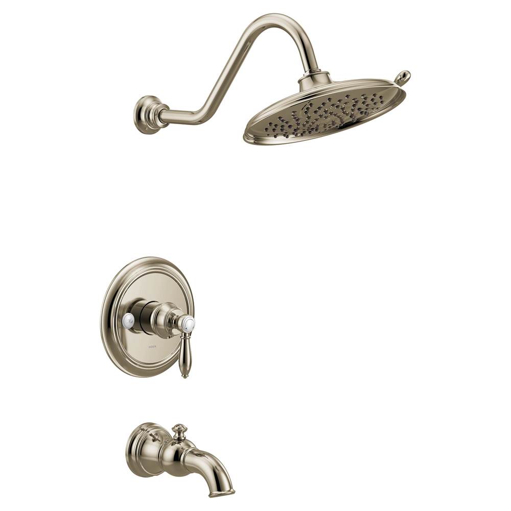 Moen Weymouth M-CORE 3-Series 1-Handle Eco-Performance Tub and Shower Trim Kit in Polished Nickel (Valve Sold Separately)