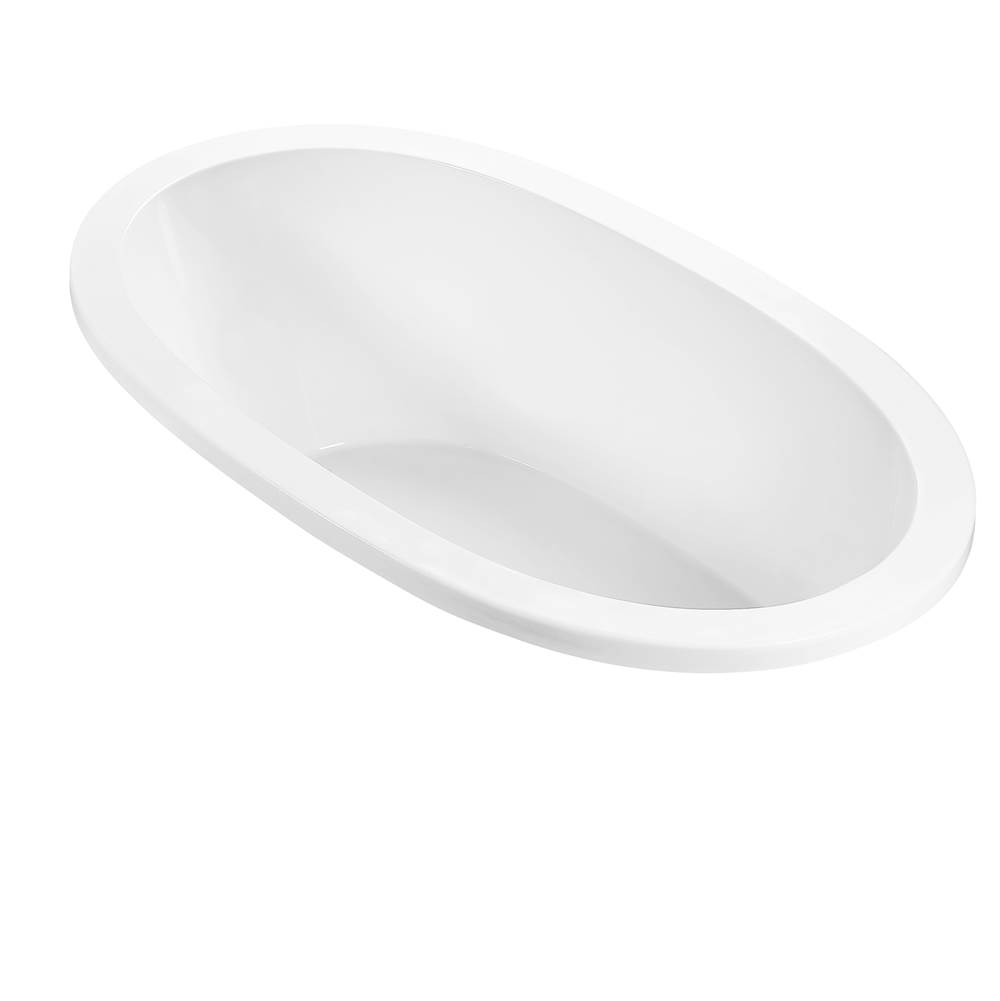 MTI Baths Adena 4 Acrylic Cxl Undermount Air Bath Elite/Stream - White (72.5X36.375)