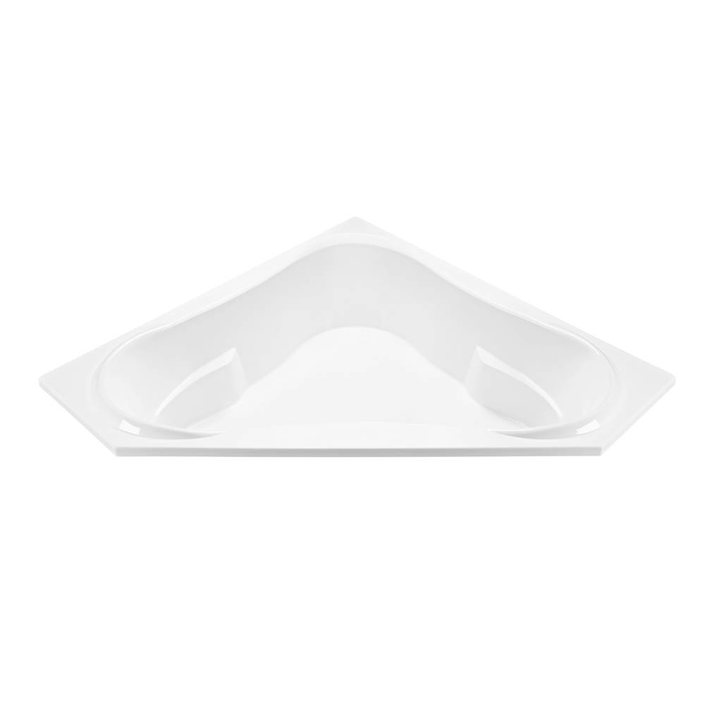 MTI Baths Cayman 5 Acrylic Cxl Drop In Corner Soaker - White (71.125X71.125)